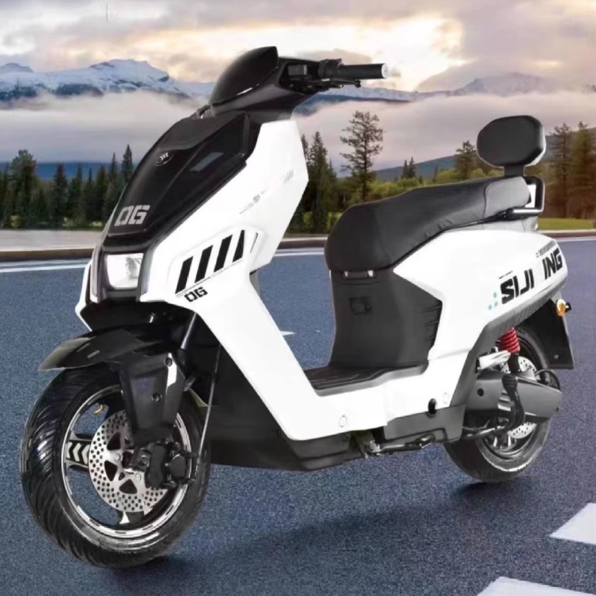 新款顶配四季星E4十二寸电机加宽胎电动自行车