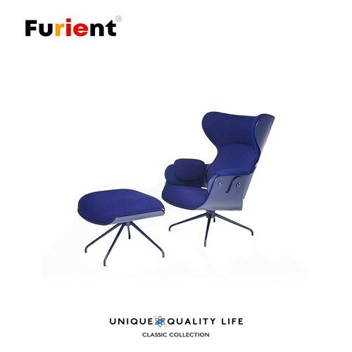 Furient设计师家具 showtime lounger chair and ottoman躺椅