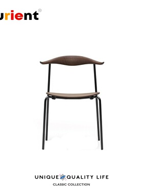 Furient创意设计师家具 ch88 chair小户型现代客厅餐椅 金属脚架
