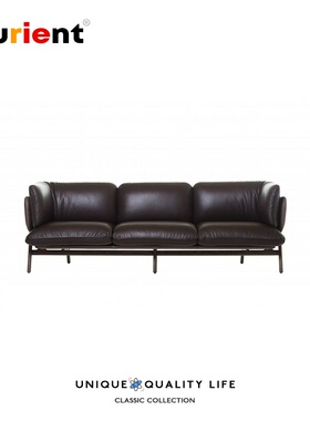 Furient创意设计师家具  3-seater sofa斯塔利三人位沙发