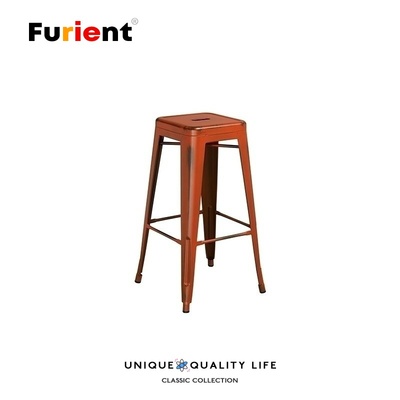 Furient工业风 创意设计师家具 tolix bar stool复古铁皮吧凳