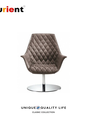 Furient创意办公家具 kimera chair原装进口全真皮固定脚中班椅