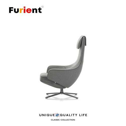 Furient创意设计师家具 repos lounge chair/原装进口布艺沙发椅