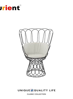 Furient设计师家具 re-trouve armchair户外金属休闲椅会所椅