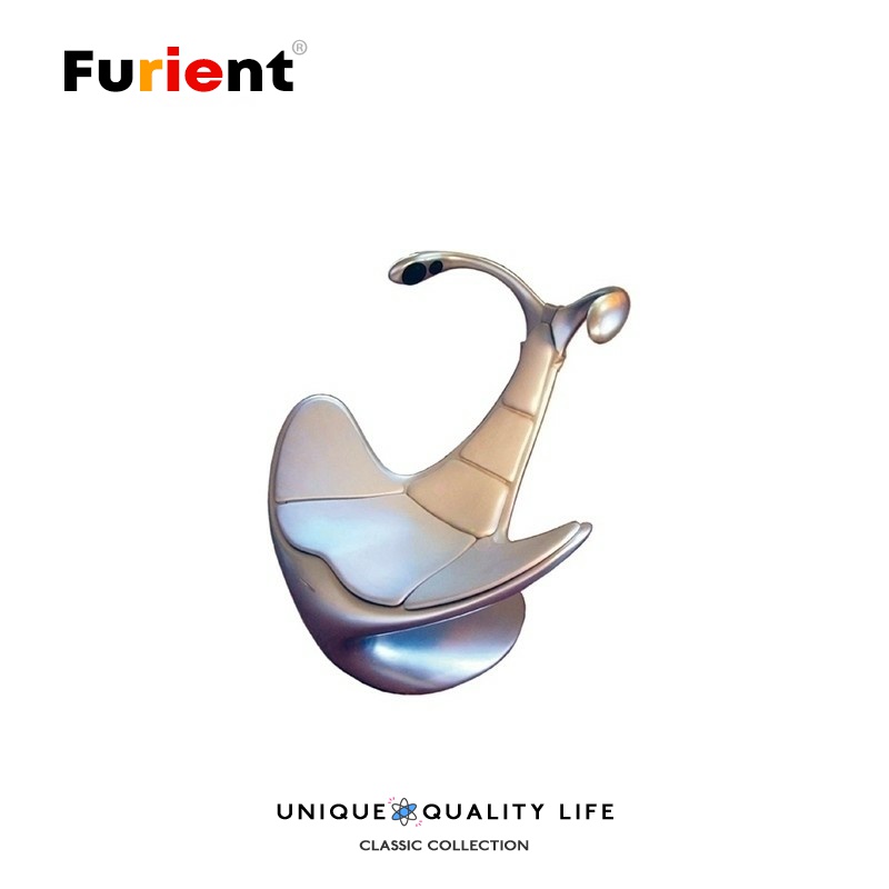 Furient创意设计师家具 manta chair/意大利进口牛皮酒店休闲椅