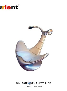 Furient创意设计师家具 manta chair/意大利进口牛皮酒店休闲椅