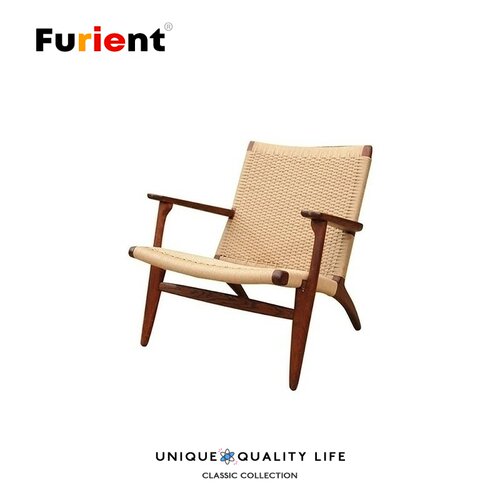 Furient创意设计师家具 paddle chair划桨椅 中式编织实木躺椅