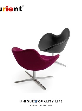 Furient创意设计师家具 k2 swivel chair/酒店咖啡厅矮背休闲椅