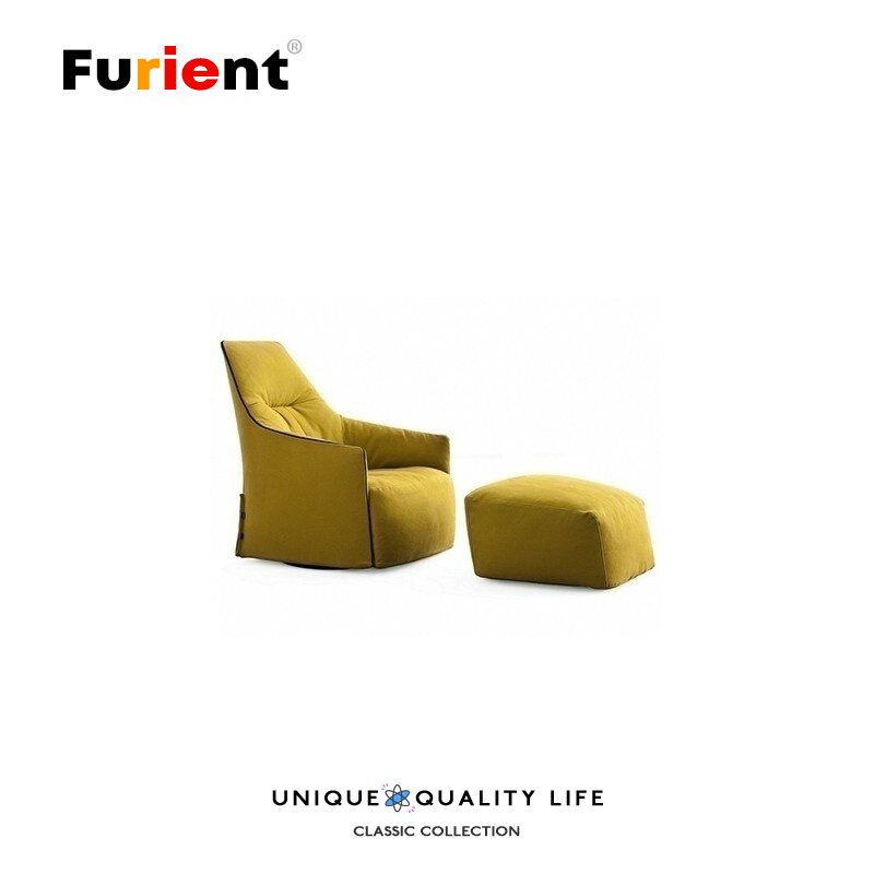 Furient设计师家具 santa monica chair/真皮客厅书房休闲沙发椅