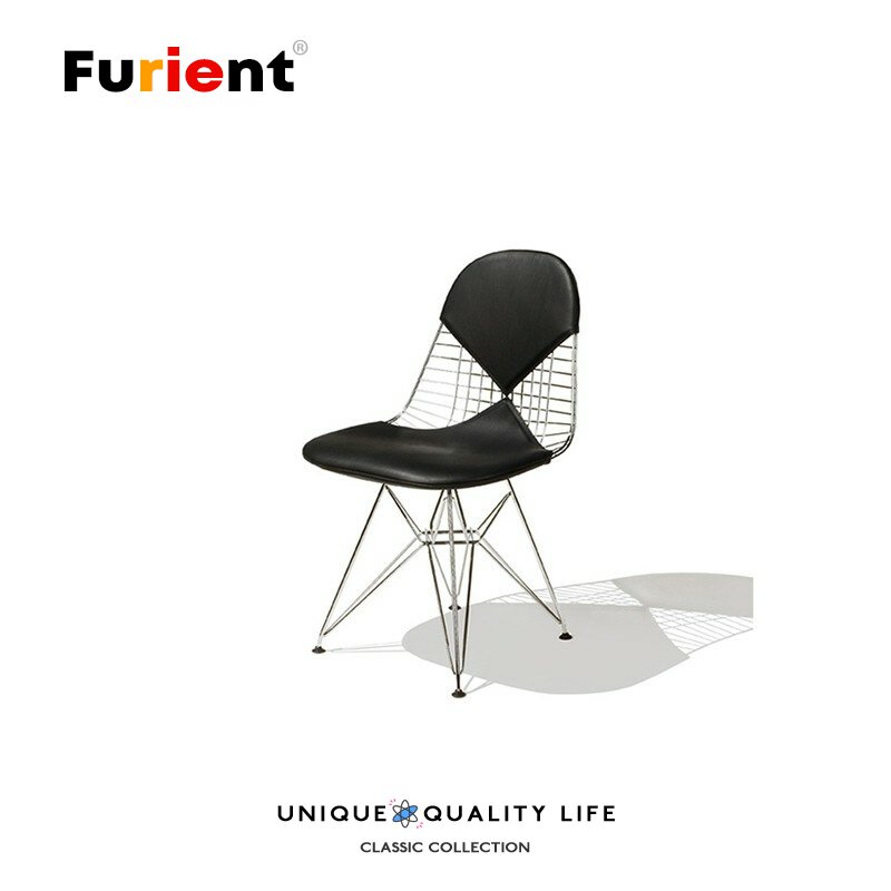 Furient设计师家具 eames wire chair/伊姆斯铁丝椅 埃菲尔餐椅