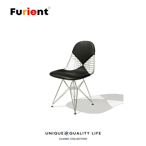 Furient设计师家具 eames wire chair/伊姆斯铁丝椅 埃菲尔餐椅