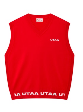 韩国代购UTAA 高端高尔夫球服25年秋冬男士V领针织马甲UE3KVM174