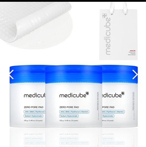 medicube 零毛孔爽肤棉（Zero毛孔棉片）3瓶