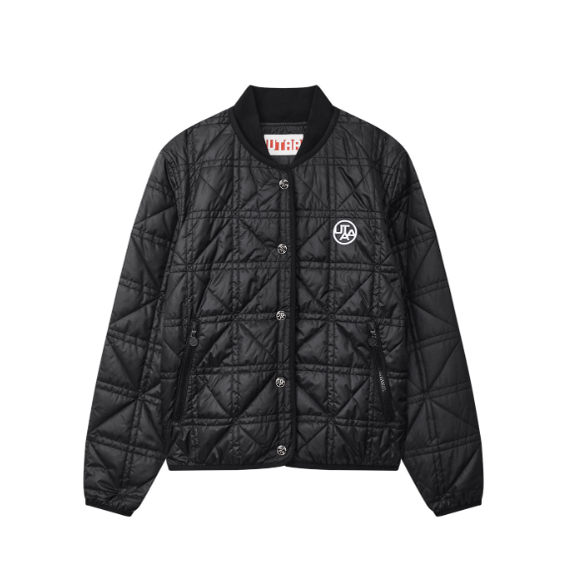 韩国代购UTAA高尔夫球服25年FW女士V领科技棉服保暖夹克UE4JPF641