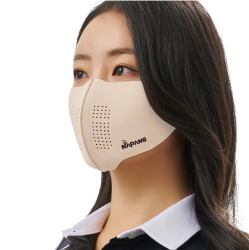 2026年春季韩国NAPANG高尔夫户外运动凉感透气轻薄防晒护脸面罩