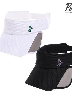 韩国PERA高尔夫男女户外运动防晒透气遮阳帽太阳帽空顶无顶帽