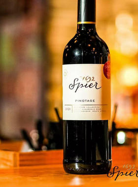 南非国宝级酒庄Spier斯皮尔名鉴皮诺塔吉干红葡萄酒 Pinotage红酒
