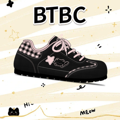BTBC·【喵喵猫】2025年秋季新品百搭休闲小白鞋软底德训鞋ins鞋