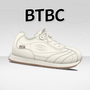 BTBC·【奶油星球】2026年春季新复古款阿甘鞋户外运动小白鞋女鞋