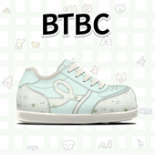 原创设计鞋 BTBC 2025年厚底显高休闲鞋 百搭休闲鞋 薄荷小象