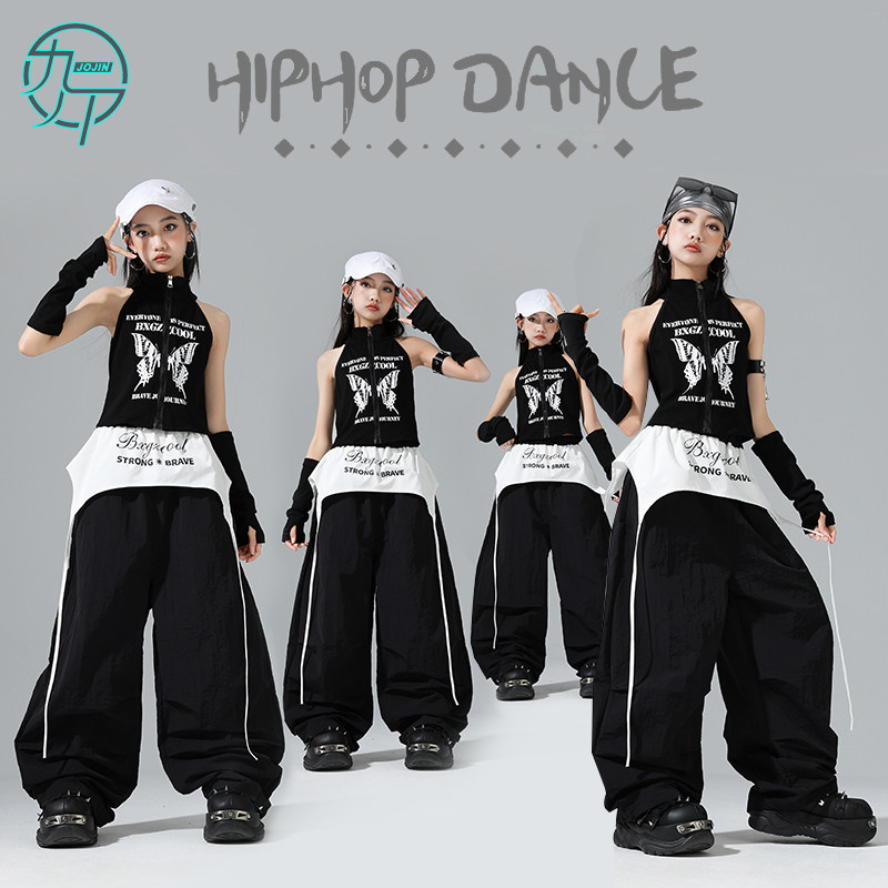 女孩子时髦背心jazz爵士舞演出服