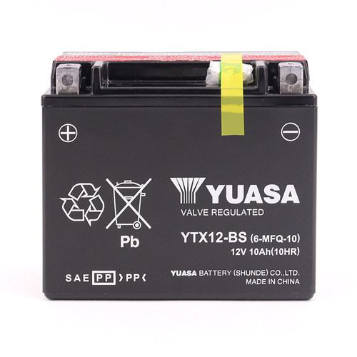 汤浅摩托车12V10ah电池YTX12-BS春风650NK400光阳250赛艇300电瓶