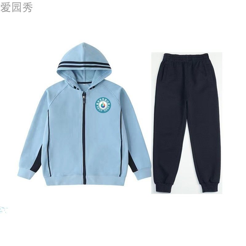 金华市李渔小学同款校服外套春秋季运动套装白色短袖POLO衫男女生