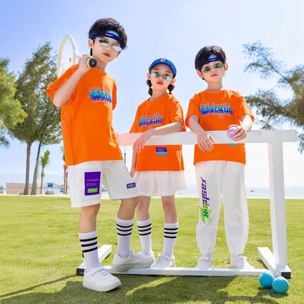 小学生嘻哈街舞服六一儿童演出服班服套装幼儿园园服毕业季亲子装