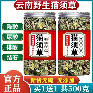 正宗云南野生猫须草高尿酸降酸痛风专用茶特级中药材的功效与作用