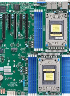 超微H12DSI-N6 双路AMD EPYC 7002/3处理器服务器主板PCIE4.0