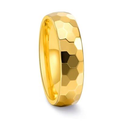 开口黄金蜂巢戒指999足金