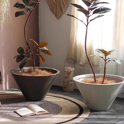 创意碗形大口径绿植盆器落地