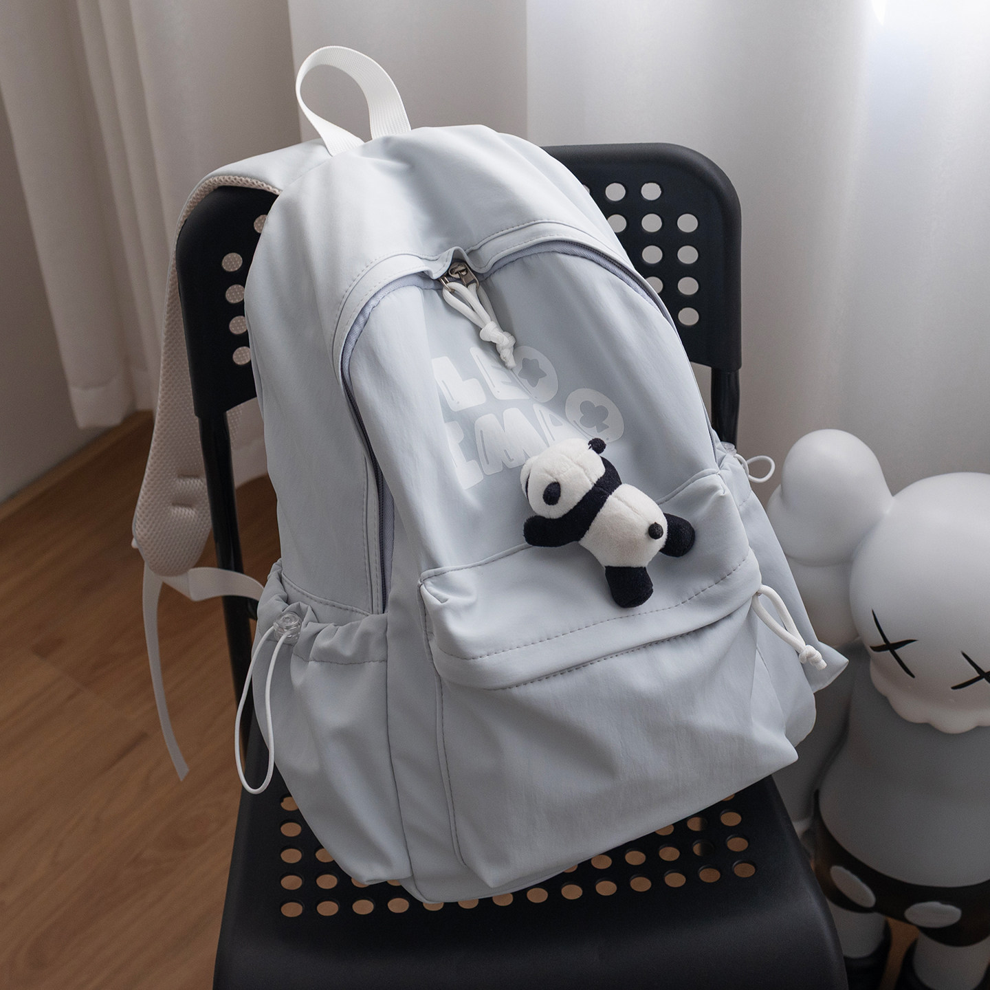 ins风双肩背包女初中大学生高颜值小众设计感书包2026休闲背包男,箱包皮具/热销女包/男包,双肩背包,淘宝优惠券,粉丝福利购,淘宝优惠卷