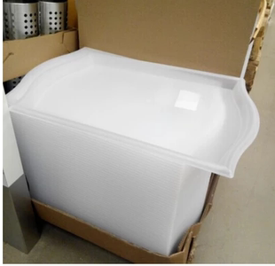 斯穆拉 托盘餐盘咖啡茶水盘果盘水果上菜盘透明宜家国内代购