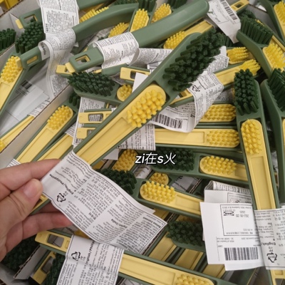 佩普里格二合一鞋刷附刮杓毛刷