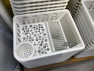 夫伦加 餐具滤干架盘子架收纳架沥水碗架厨房收纳宜家国内代购