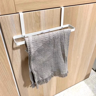 宜家国内代购 毛巾架简约铁艺毛巾挂房门橱柜门背式 夹式 伯利克