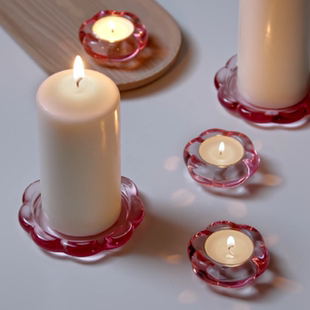 宜家国内代购布洛法格 小圆蜡烛托蜡烛盘1个装饰摆件用品