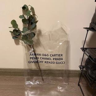 思米加 人造枝叶桉树绿色树叶装饰干花花卉植物1支宜家国内代购