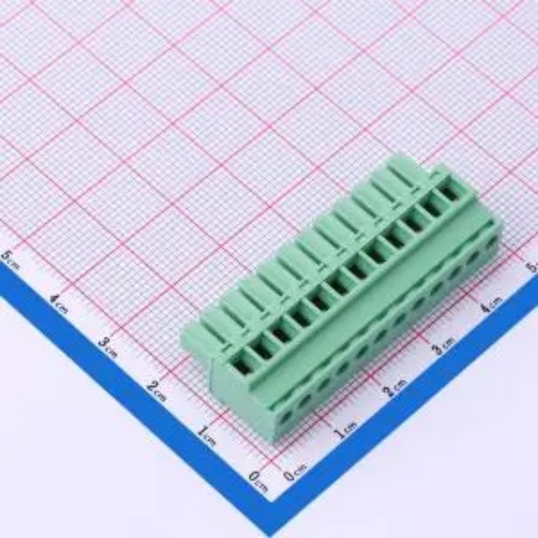 WJ15EDGKB-3.81-12P-14-00A 插拔式3.81mm接线端子1x12P每排P数12