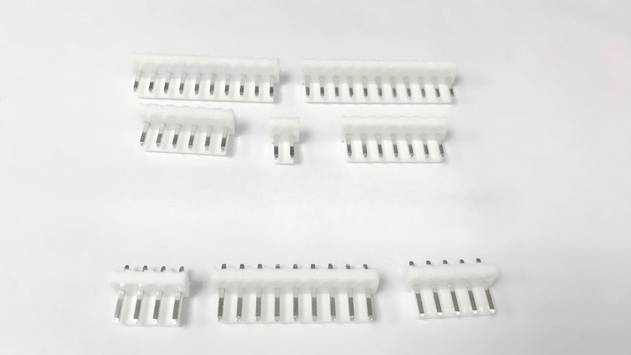 VH直针插座 间距3.96MM 连接器 2/3/4/5/6/7/8/9/10/12P（100个）