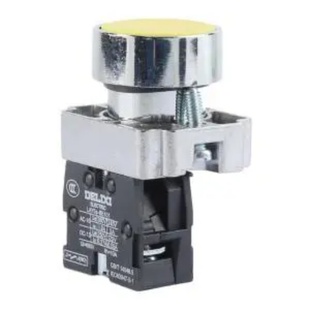 DELIXI德力西LAY9s标准型平钮LAY5s-BA 黄1NO标准型平钮LAY5SBA51