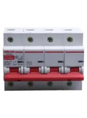 DELIXI德力西DZ47V1254D125大电流断路器DZ47v-125 4P li(D) 125A