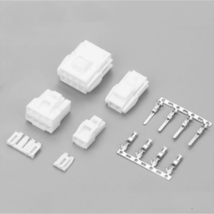 HX45004 P带钩插头红星胶壳连接器尼龙电工电气接插件插簧塑料件