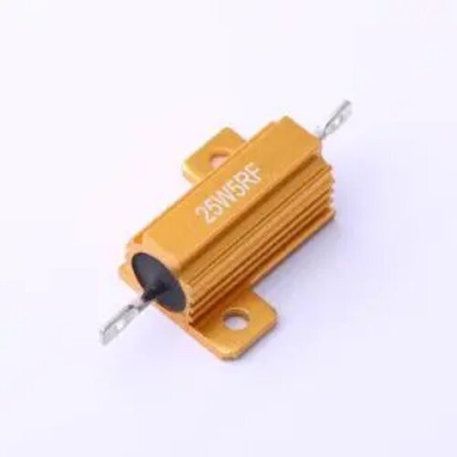 HoRX-25W-5R-1%  铝壳/瓷管电阻  5Ω ±1% 25W  封装：螺栓安装