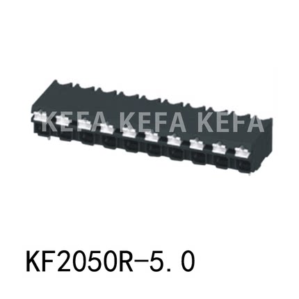 科发电子 KF2050R-5.0 间距5.0MM 2PIN--12PIN 黑色 SMT接线端子