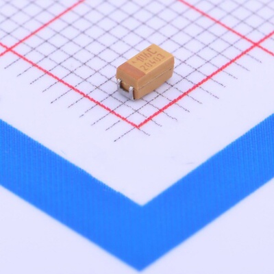 10uF ±10% 16V钽电容 TPSA106K016R1000 封装CASE-A-3216-18(mm)