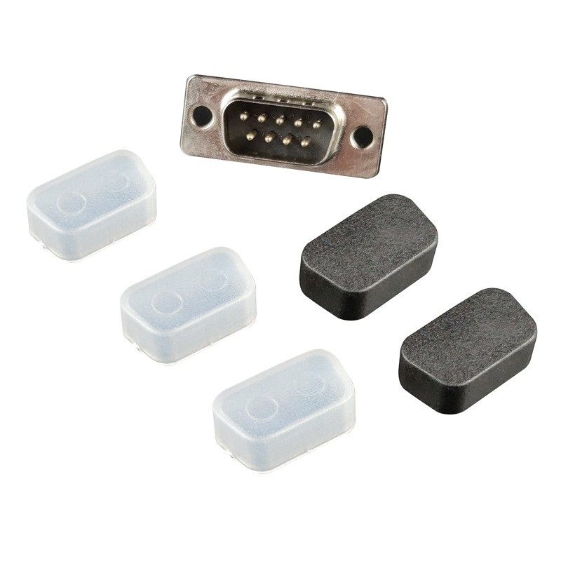 防尘盖 盖子 DB9P/DB15P/DB25P 盖子 COM口 并口 透明白色 /黑色