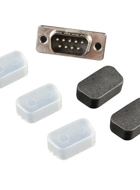 防尘盖 盖子 DB9P/DB15P/DB25P 盖子 COM口 并口 透明白色 /黑色