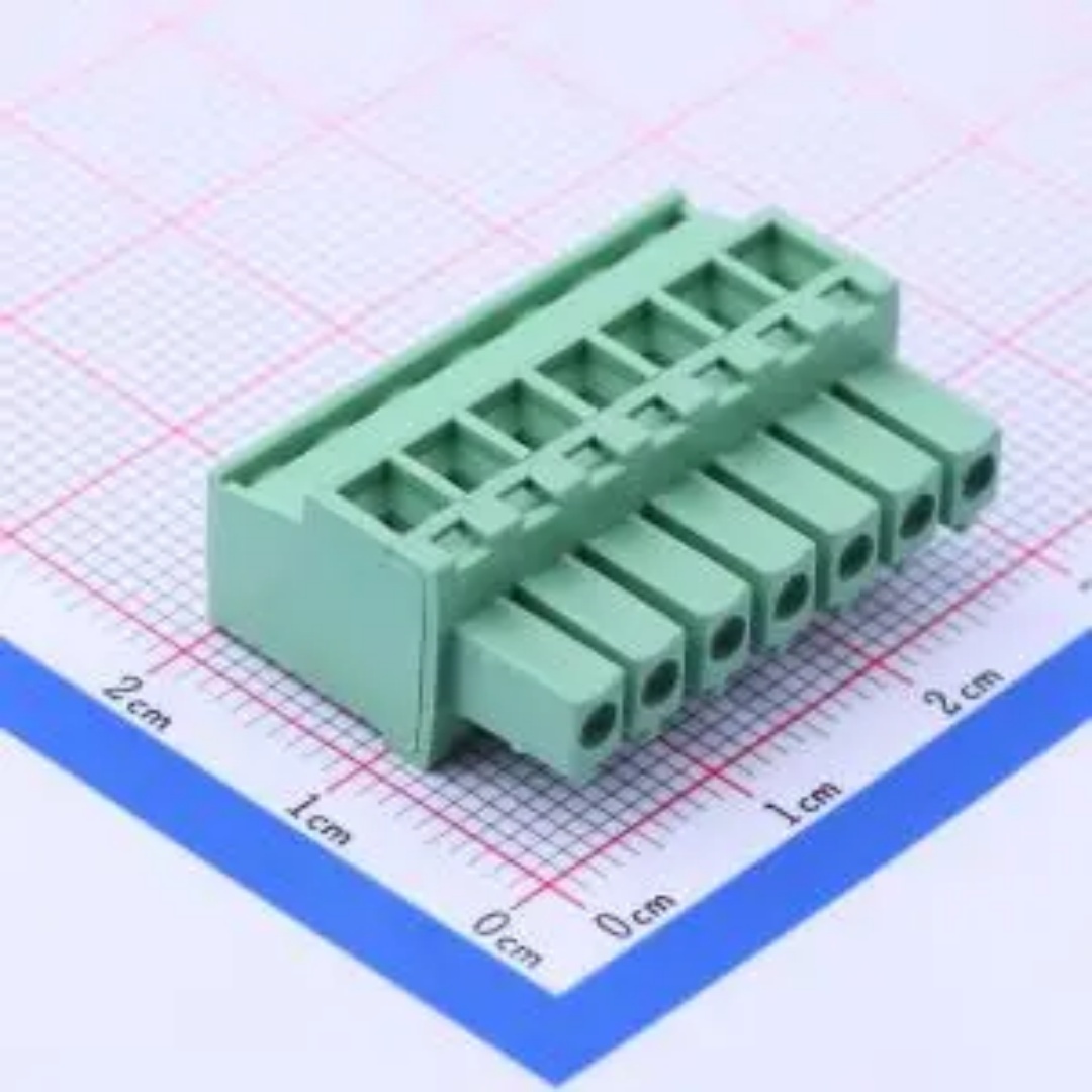 WJ15EDGKB-3.81-7P 插拔式3.81mm接线端子 1x7P 排数:1 每排P数 7